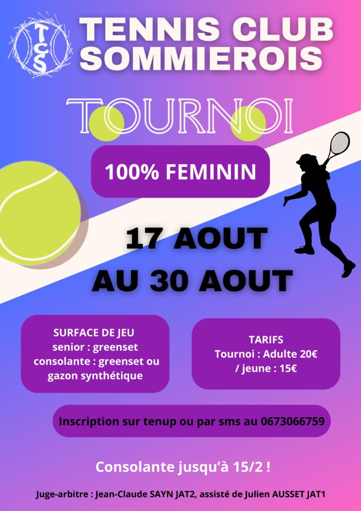tournoi de tennis sommieres gard herault occitanie