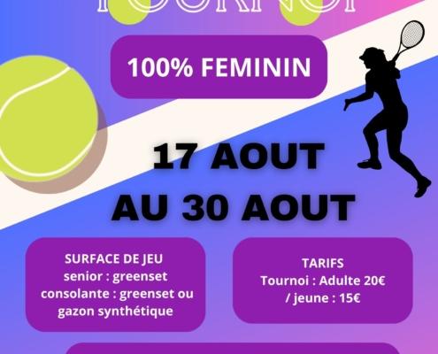 tournoi de tennis femimin sommieres gard occitanieaout 2025